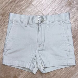 Crewcuts Tan Khaki Beige Neutral Shorts adjustable waist toddler girl’s sz 4 4T